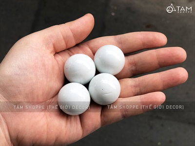 Set 4 viên bi trắng to ĐK2,5cm PK-BI-01